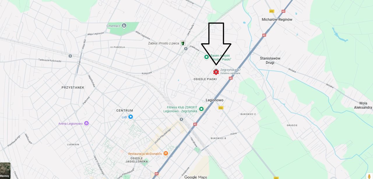 Mieszkanie 3-pokojowe Legionowo Piaski, ul. Zegrzyńska. Zdjęcie 2