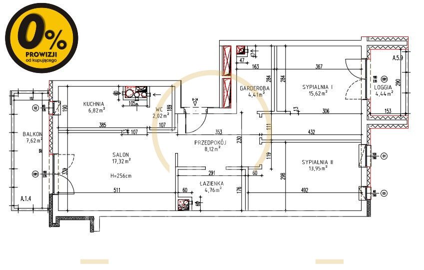 Mieszkanie 3-pokojowe Lublin, ul. Nałęczowska. Zdjęcie 4
