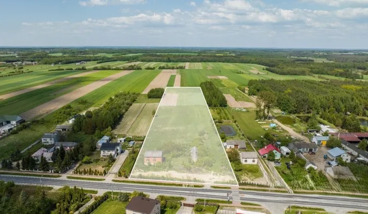 Działka inwestycyjna Strzałków