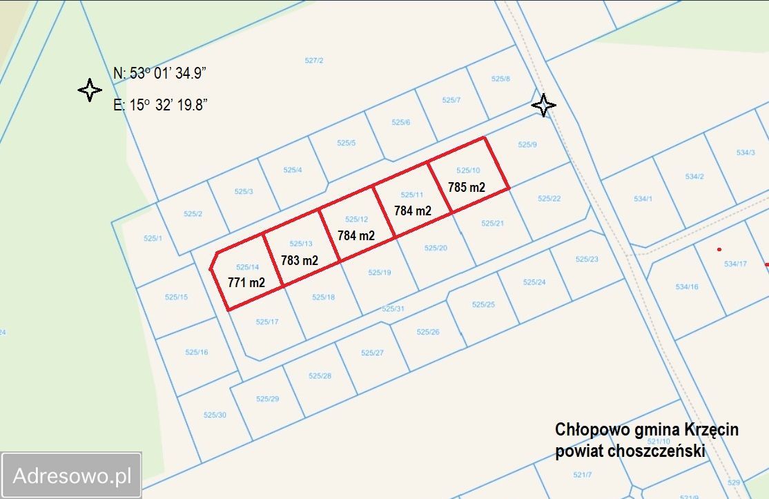 Działka rekreacyjna Chłopowo. Zdjęcie 2