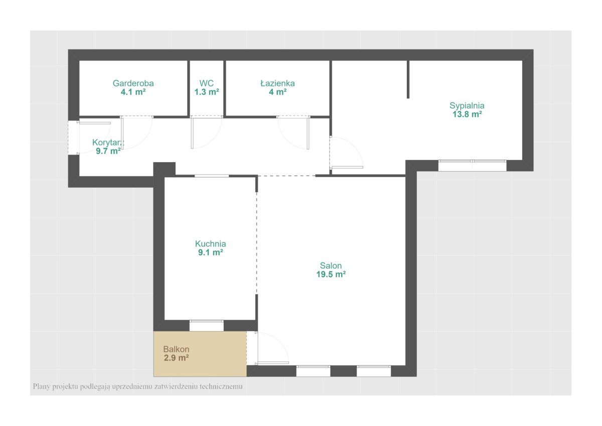 Mieszkanie 2-pokojowe Poznań Wilda, ul. Górna Wilda. Zdjęcie 17