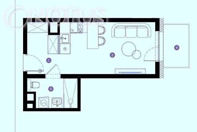 Mieszkanie 1-pokojowe Bielsko-Biała, ul. prof. dr. Mieczysława Michałowicza. Zdjęcie 1