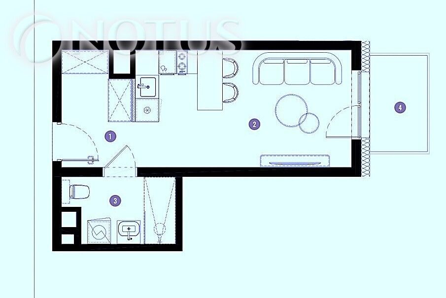 Mieszkanie 1-pokojowe Bielsko-Biała, ul. prof. dr. Mieczysława Michałowicza. Zdjęcie 1