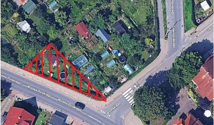 Działka rod Koszalin Centrum, ul. Wojska Polskiego