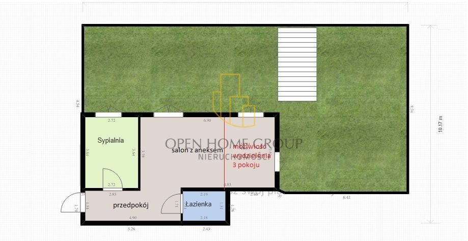 Mieszkanie 2-pokojowe Wrocław Maślice, ul. Maślicka. Zdjęcie 17