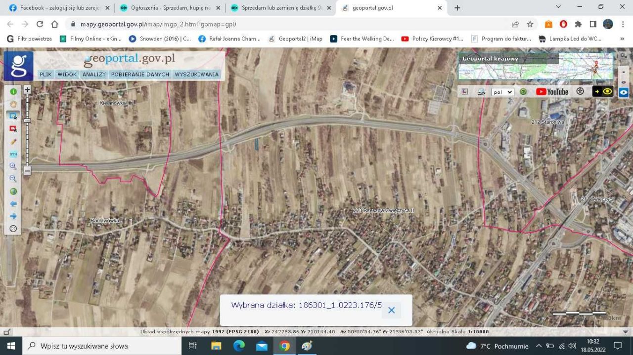Działka rolna Rzeszów Zwięczyca. Zdjęcie 3