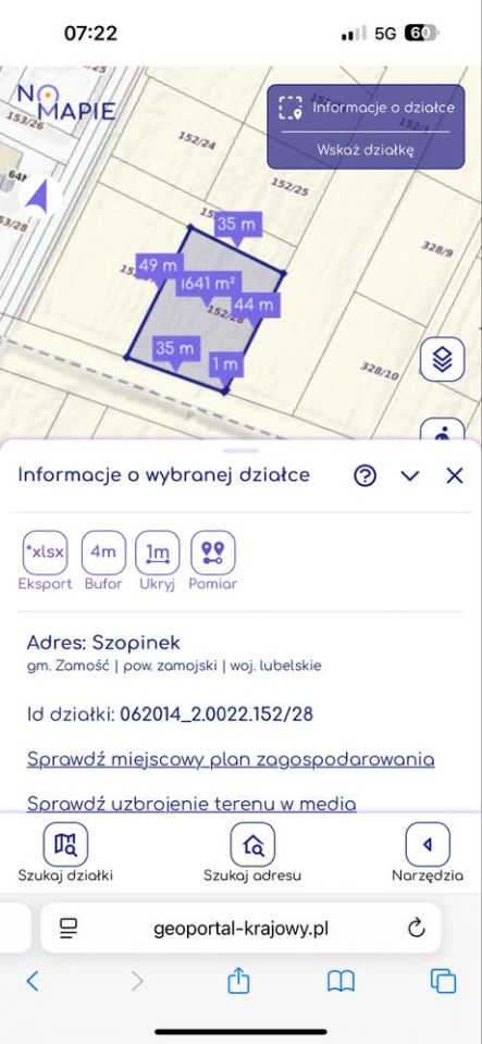 Działka budowlana Szopinek. Zdjęcie 2