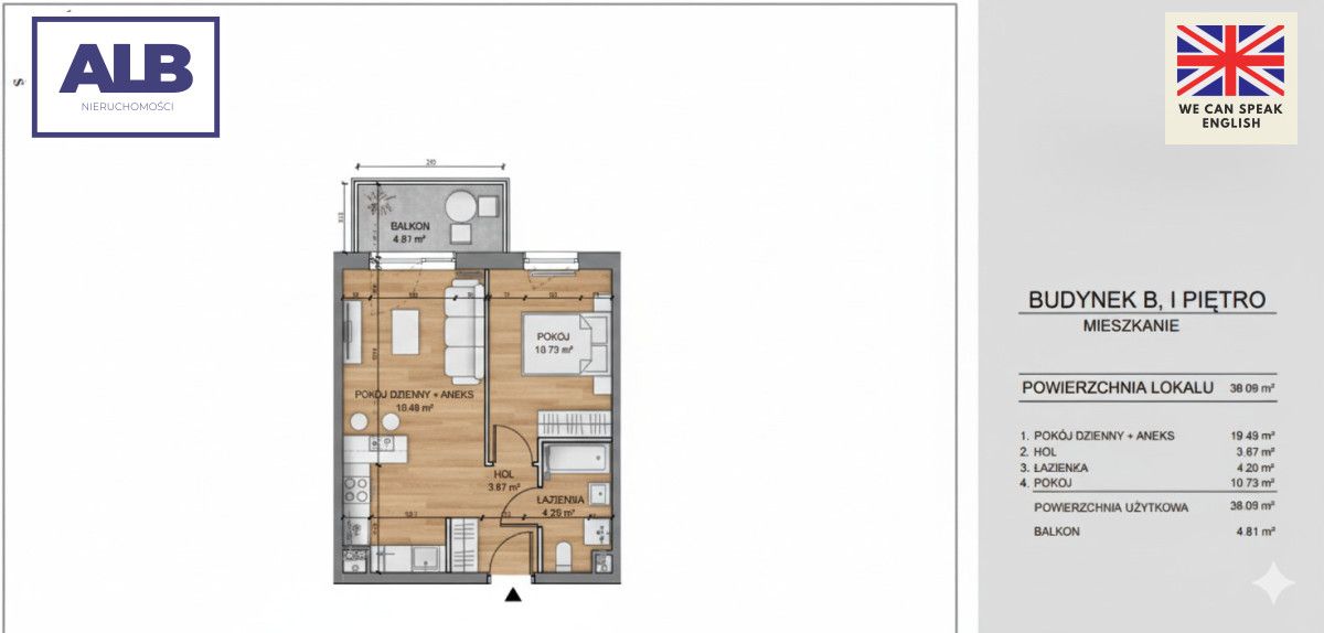 Mieszkanie 2-pokojowe Gdańsk Orunia. Zdjęcie 11