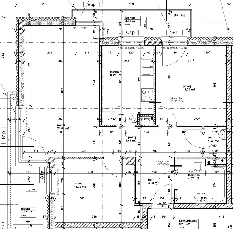 Mieszkanie 3-pokojowe Parzniew, ul. Działkowa. Zdjęcie 2