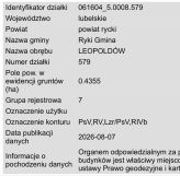 Działka rolno-budowlana Leopoldów. Zdjęcie 2