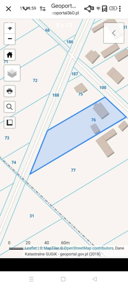 Działka rolno-budowlana Bogucice Drugie Szosa, ul. Szosa. Zdjęcie 5