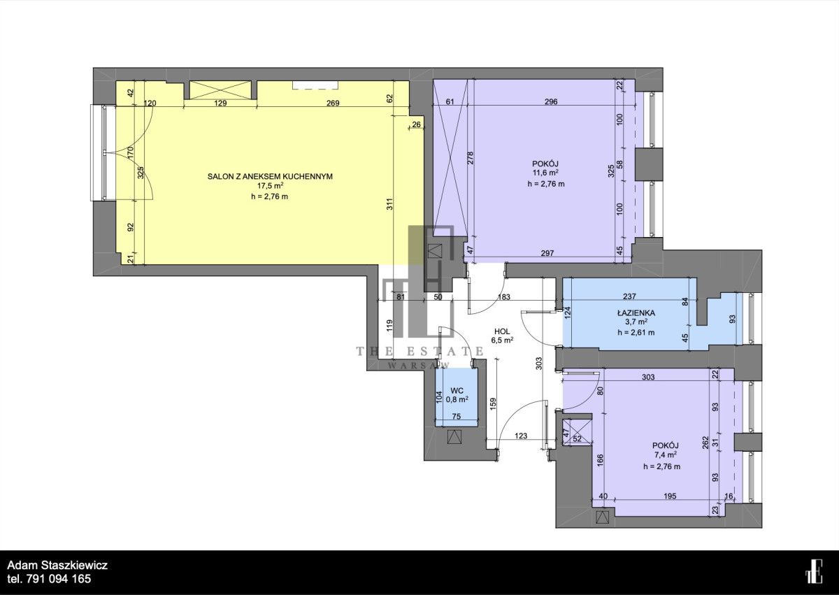 Mieszkanie 3-pokojowe Warszawa Wola. Zdjęcie 17
