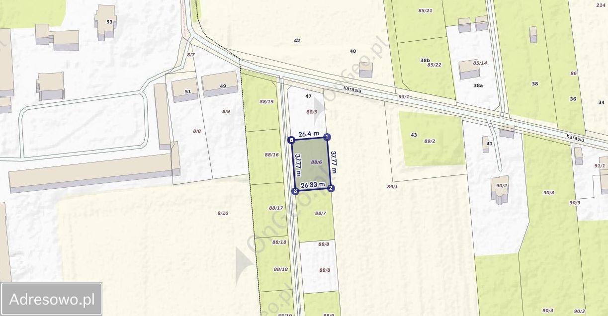 Działka budowlana Wólka Kosowska, ul. Karasia. Zdjęcie 2