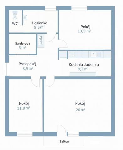 Mieszkanie 3-pokojowe Lublin, ul. Bursztynowa. Zdjęcie 42