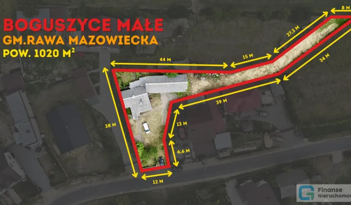 Działka siedliskowa Boguszyce Małe