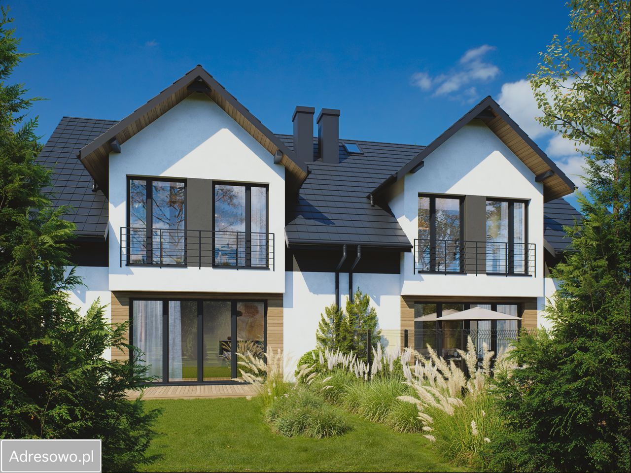 bliźniak, 4 pokoje Charzyno. Zdjęcie 3