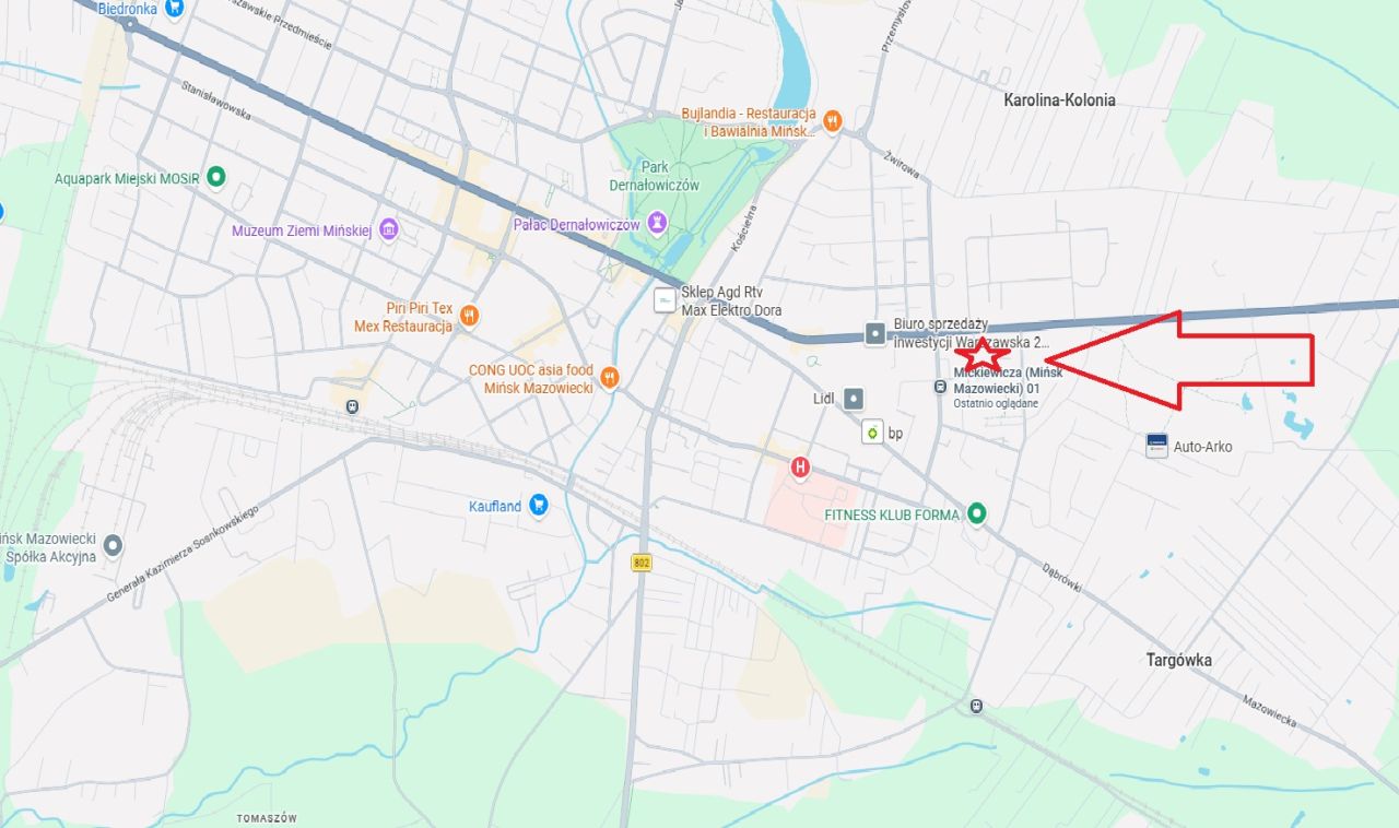 Mieszkanie 2-pokojowe Mińsk Mazowiecki, ul. Warszawska. Zdjęcie 2