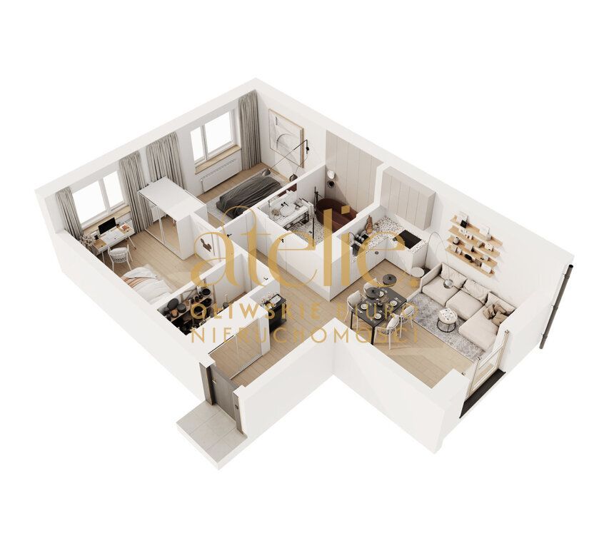 Mieszkanie 3-pokojowe Bąkowo, ul. Kasztanowa. Zdjęcie 5