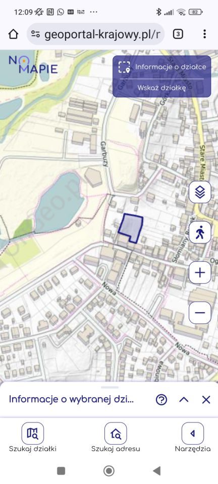 Działka budowlana Lidzbark, Sądowa