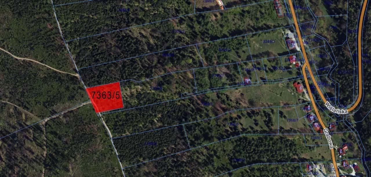 Działka leśna Szczyrk Biały Krzyż, ul. Grabowa. Zdjęcie 8