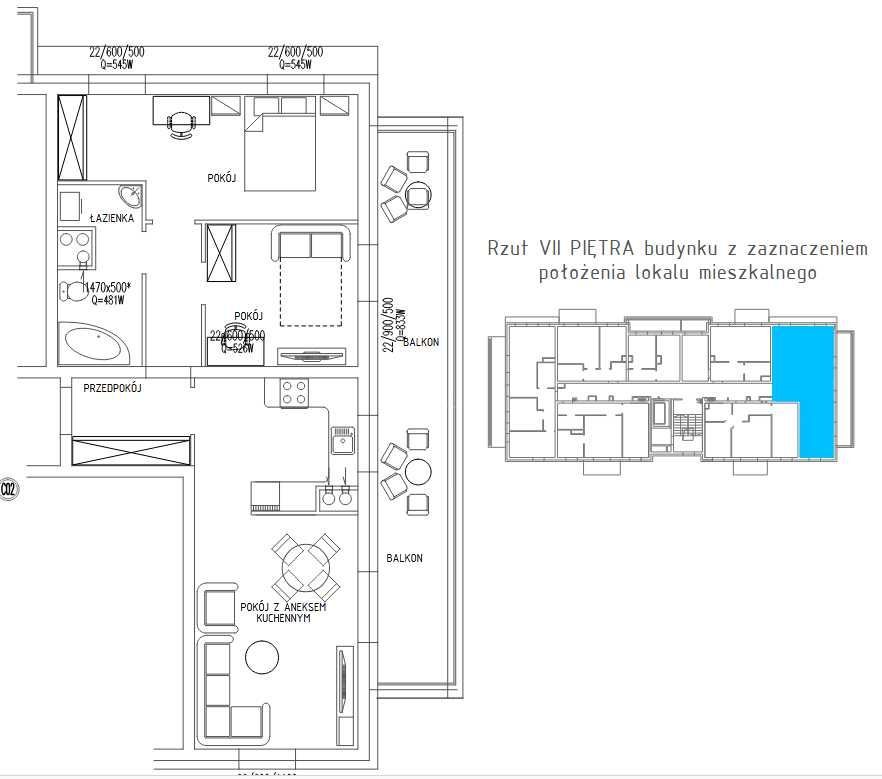 Mieszkanie 3-pokojowe Olsztyn Śródmieście, ul. Juliana Tuwima. Zdjęcie 8