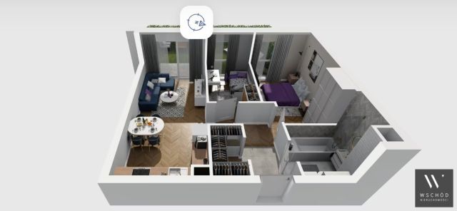 Mieszkanie 3-pokojowe Kraków Prądnik Biały. Zdjęcie 2