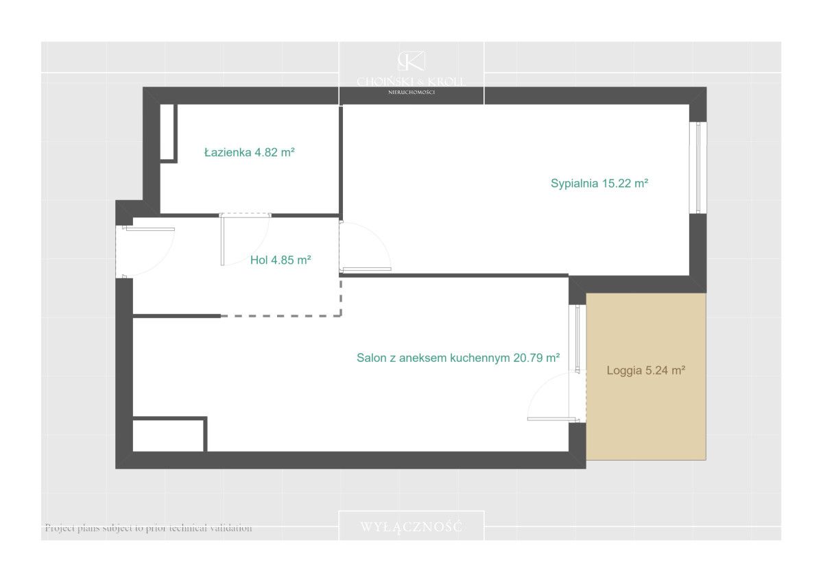 Mieszkanie 2-pokojowe Poznań Starołęka, ul. Wagrowska. Zdjęcie 18