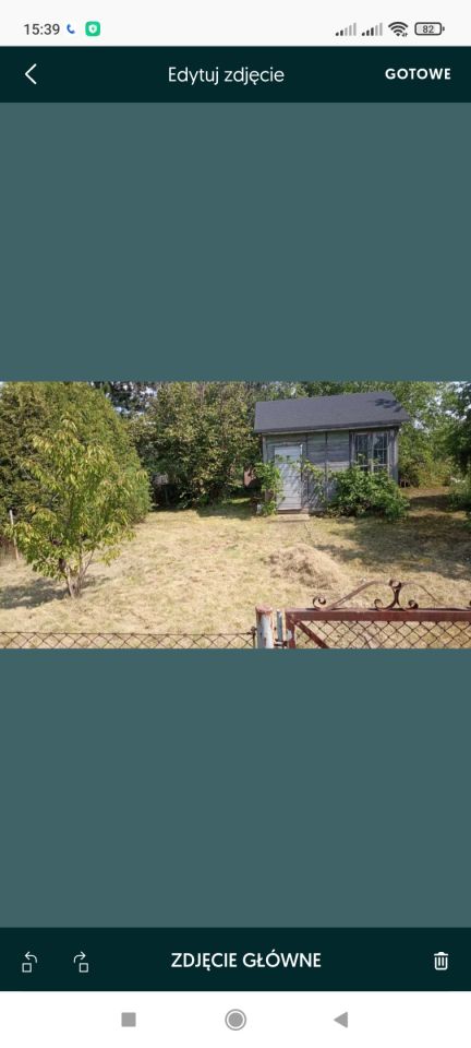 Działka rod Warszawa Paluch, ul. Ogrodników