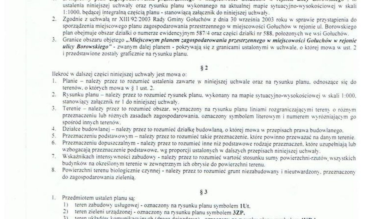 Działka inwestycyjna Gołuchów, ul. Klemensa Borowskiego. Zdjęcie 4