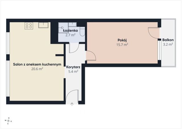 Mieszkanie 2-pokojowe Warszawa Mokotów, ul. Bukietowa. Zdjęcie 15