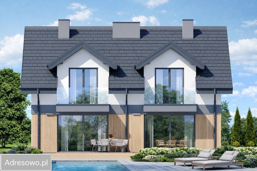 bliźniak, 5 pokoi Trąbki. Zdjęcie 8