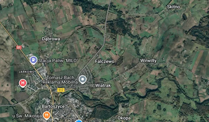 Działka rolna Falczewo