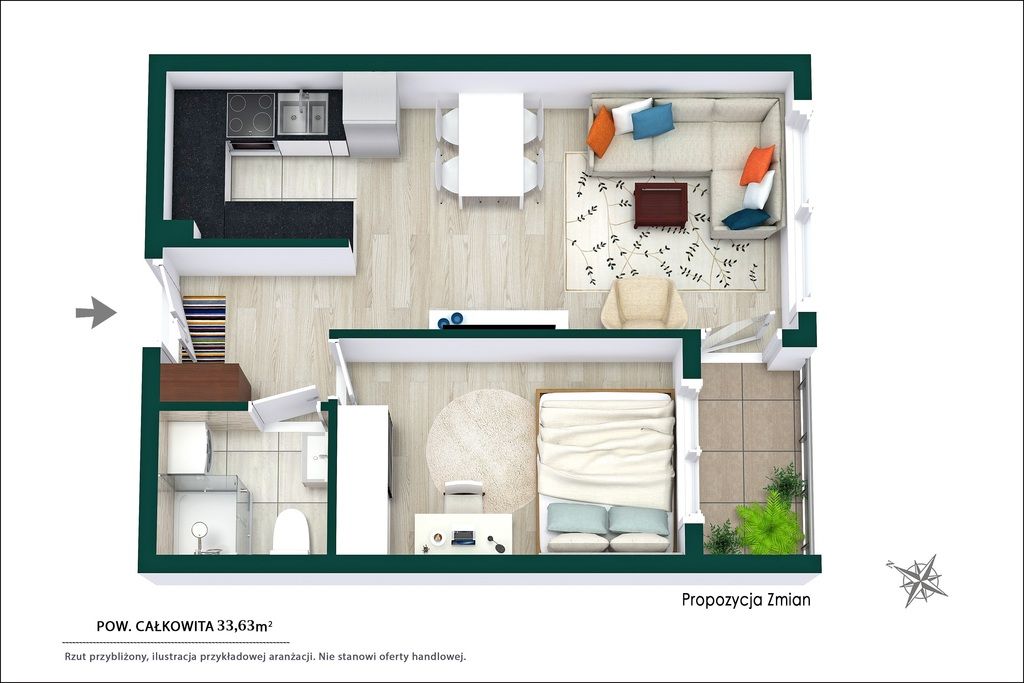 Mieszkanie 2-pokojowe Warszawa Praga-Północ, ul. Targowa. Zdjęcie 7