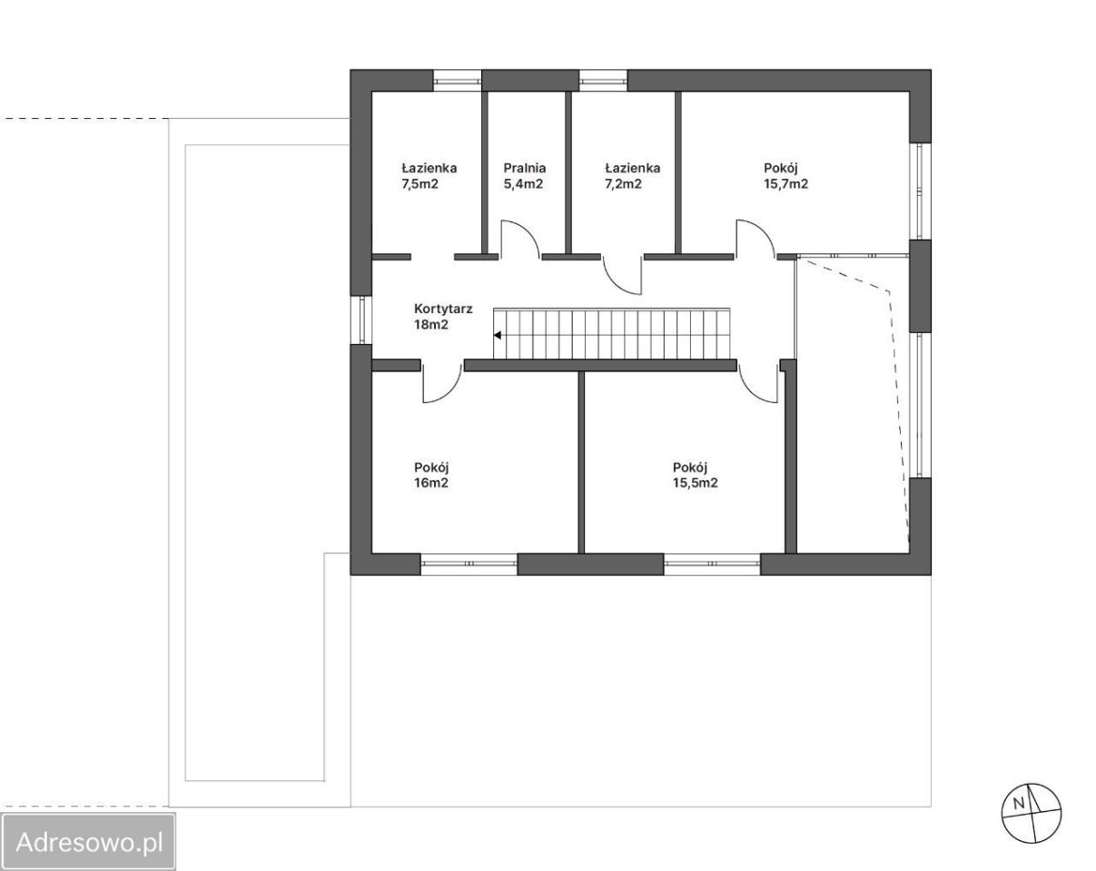 bliźniak, 6 pokoi Dys, ul. Gajowa. Zdjęcie 14