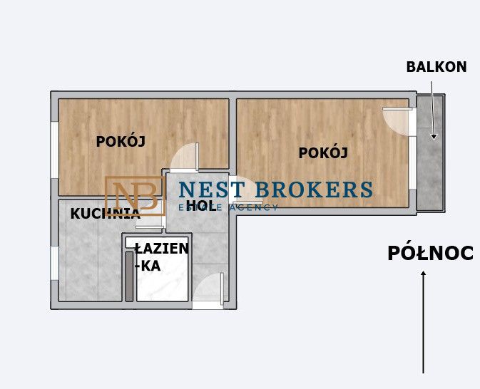 Mieszkanie 2-pokojowe Kraków Krowodrza. Zdjęcie 1
