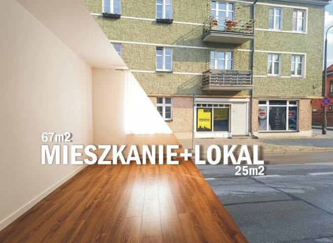 Mieszkanie 3-pokojowe Ełk Centrum, ul. Tadeusza Kościuszki. Zdjęcie 1