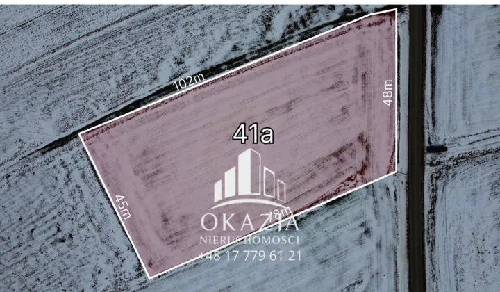 Działka budowlana Niechobrz