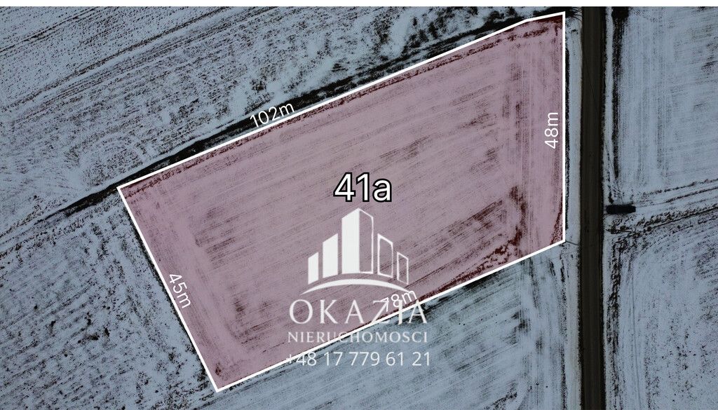 Działka budowlana Niechobrz. Zdjęcie 1