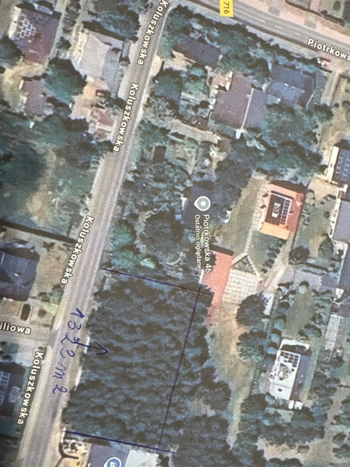 Działka budowlana Żakowice, ul. Koluszkowska