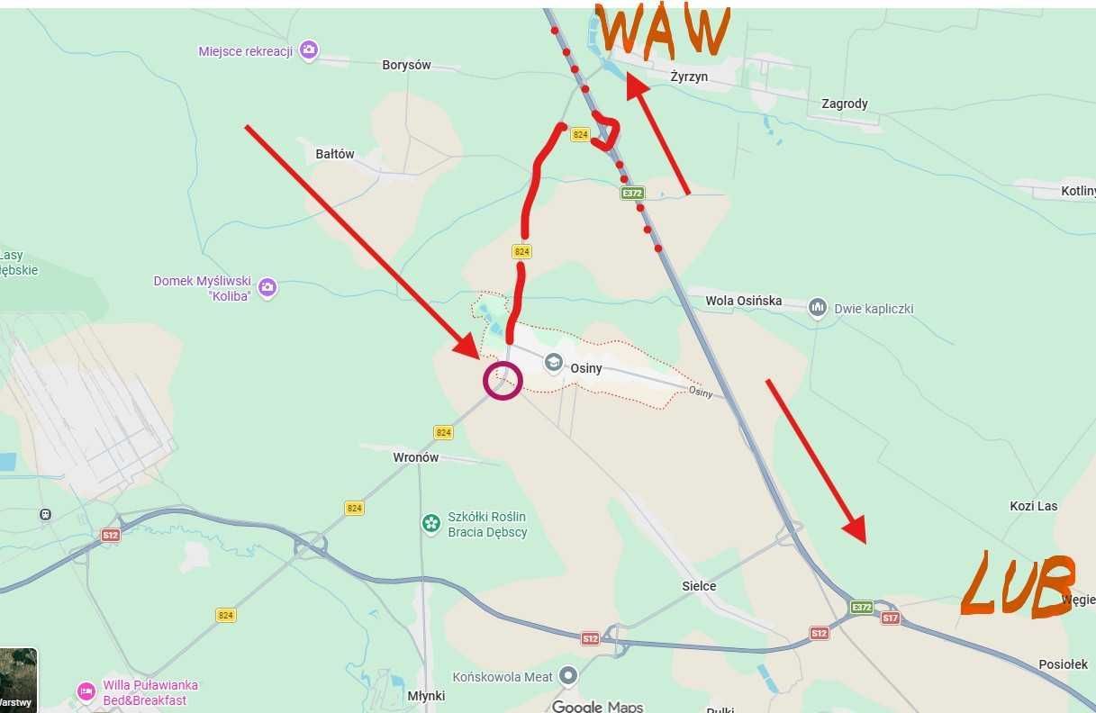 Działka inwestycyjna Osiny. Zdjęcie 7