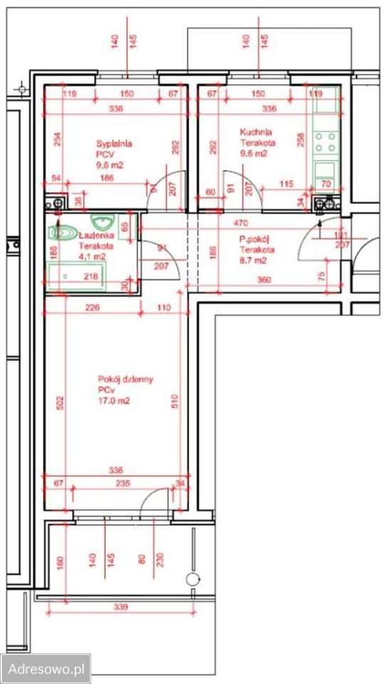 Mieszkanie 2-pokojowe Zalasewo, ul. Serdeczna. Zdjęcie 11