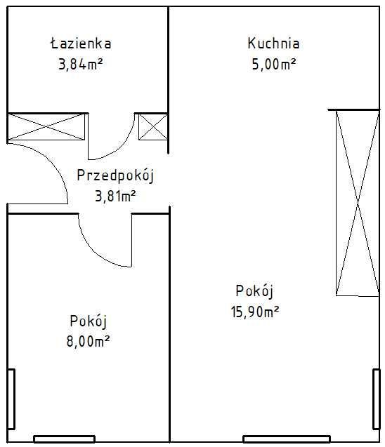 Mieszkanie 2-pokojowe Opole Śródmieście. Zdjęcie 4