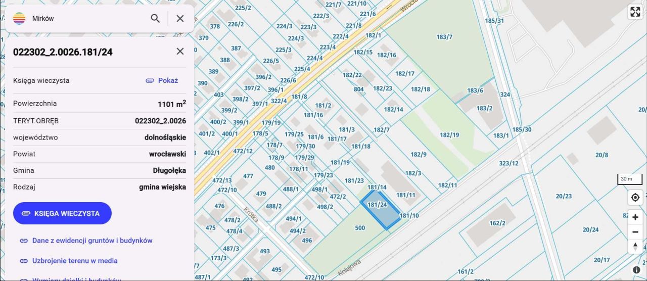 Działka inwestycyjna Mirków, ul. Krótka. Zdjęcie 2