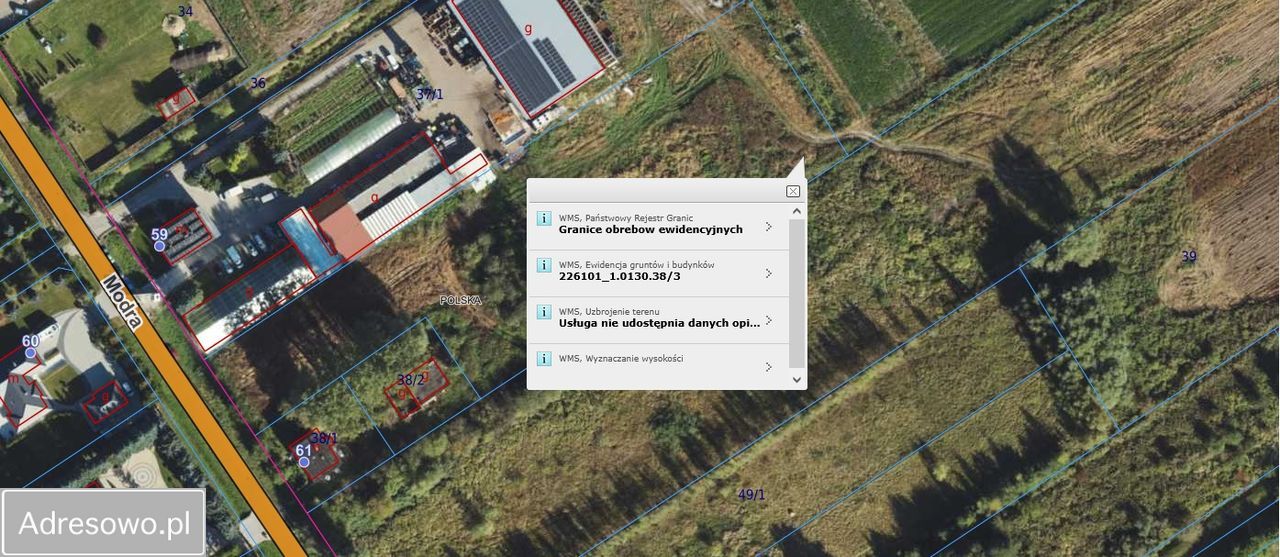 Działka rolno-budowlana Gdańsk Olszynka, ul. Modra. Zdjęcie 3