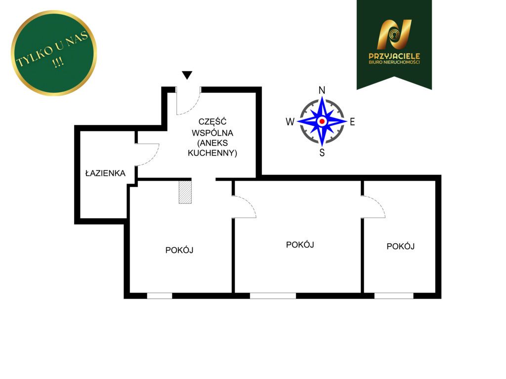 Mieszkanie 3-pokojowe Gdańsk Oliwa, al. Grunwaldzka. Zdjęcie 20