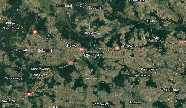 Działka rolna Szczekociny