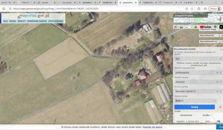 Działka rolna Rzeszów, ul. kard. Karola Wojtyły