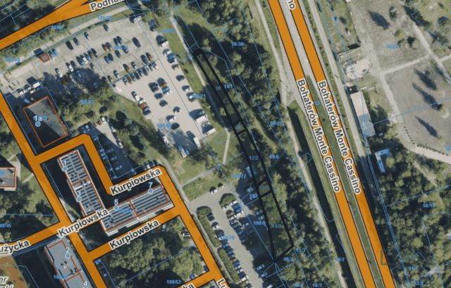 Działka inna Katowice, ul. Bohaterów Monte Cassino. Zdjęcie 1