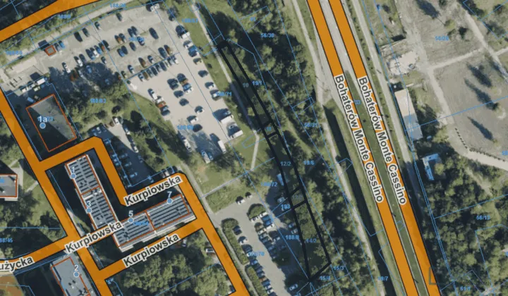 Działka inna Katowice, ul. Bohaterów Monte Cassino