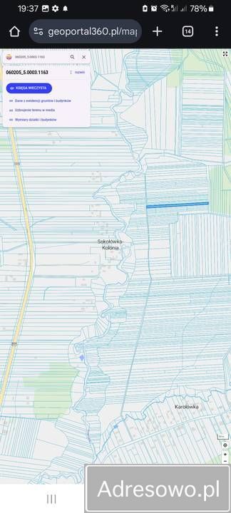 Działka rolna Karolówka. Zdjęcie 5